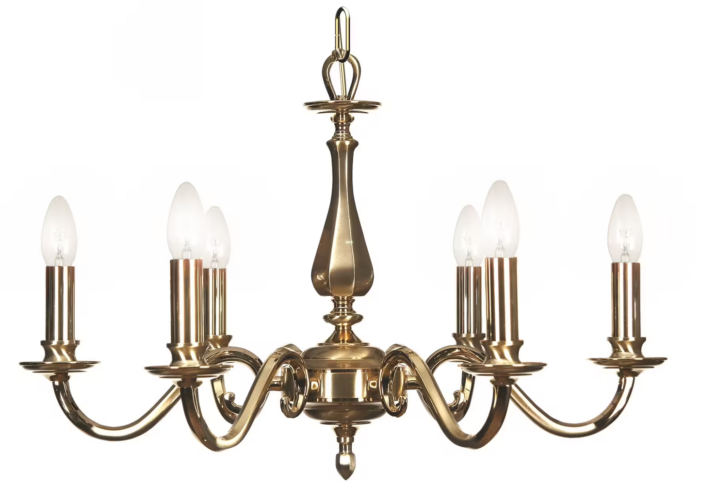 Georgian 6-Light Chandelier