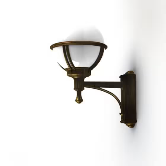 Boreal Model 3 Wall Light with Opal Plastic & Cast Aluminium