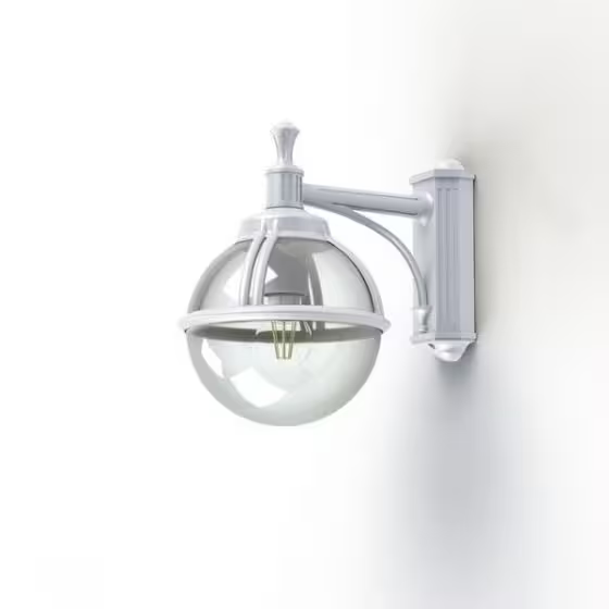 Boreal Model 4 Smoked Glass Downwards Wall Bracket