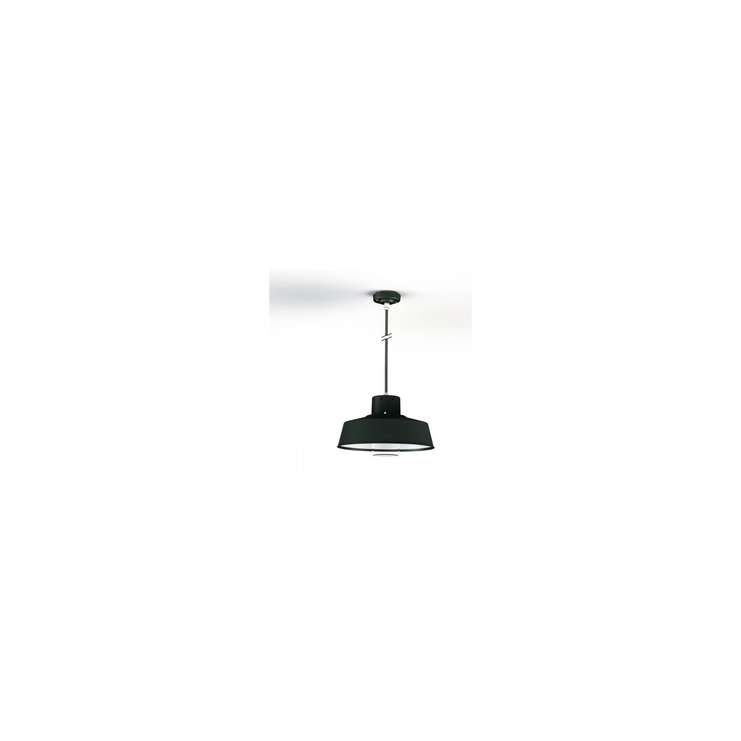 Faktory Model 3 Large Clear Glass Pendant with Inner Reflector