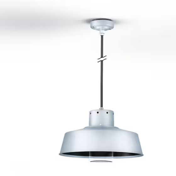 Faktory Model 3 Large Clear Glass Pendant with Inner Reflector