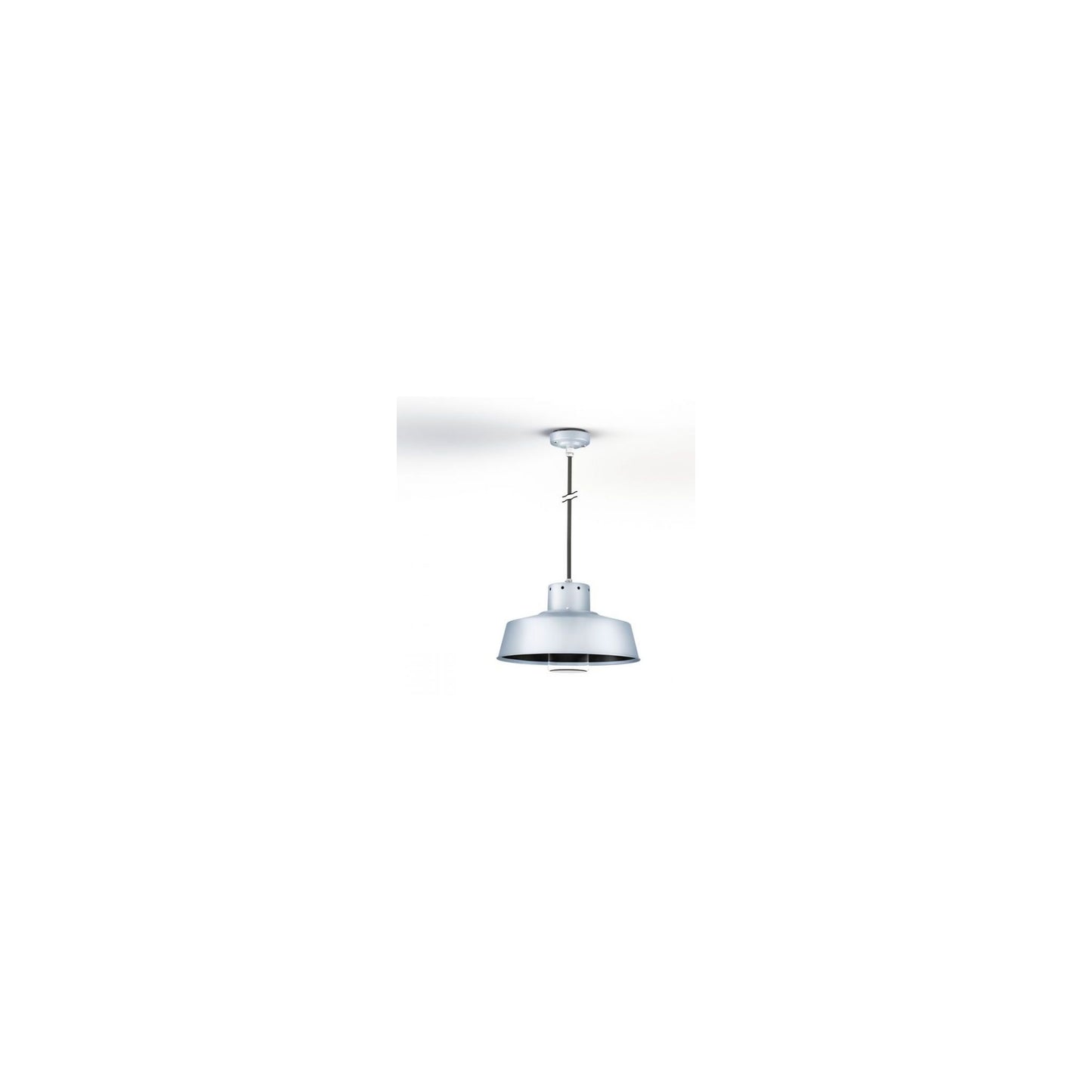 Faktory Model 3 Large Clear Glass Pendant with Inner Reflector