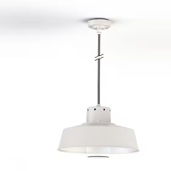 Faktory Model 3 Large Clear Glass Pendant with Inner Reflector