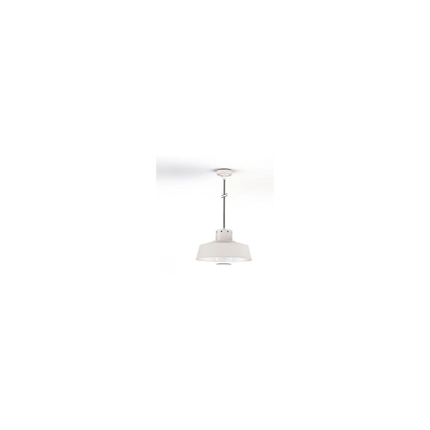 Faktory Model 3 Large Clear Glass Pendant with Inner Reflector