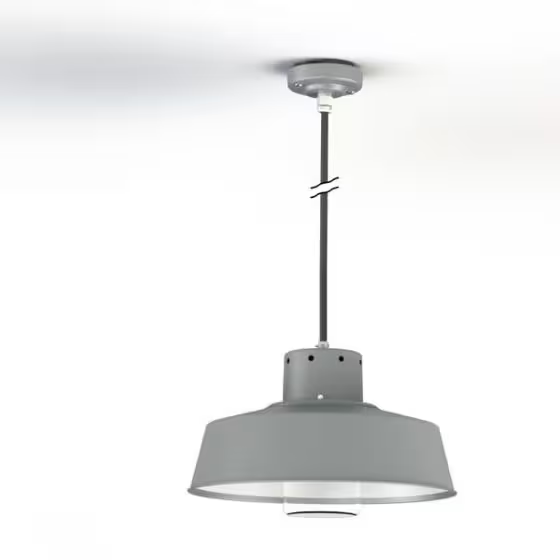 Faktory Model 3 Large Clear Glass Pendant with Inner Reflector