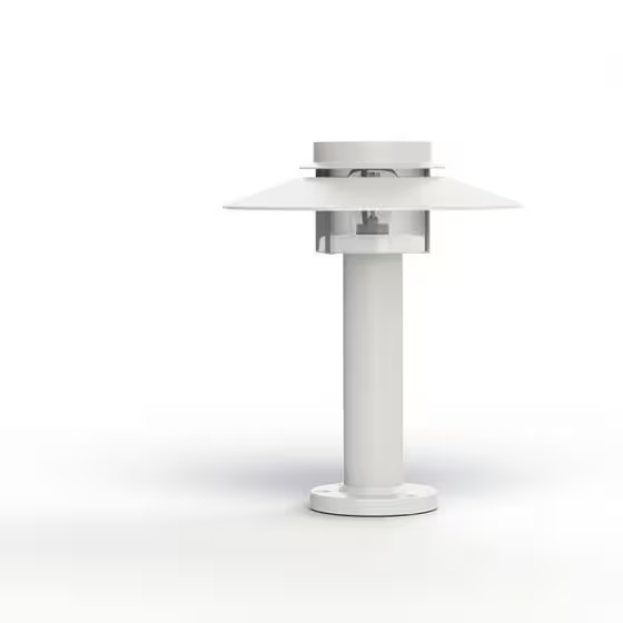 Kerlouan Clear Glass Ground Light with Polycarbonate Diffuser