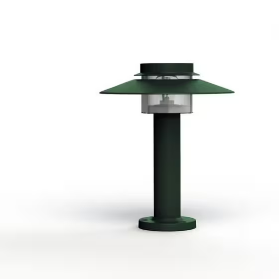 Kerlouan Clear Glass Ground Light with Polycarbonate Diffuser
