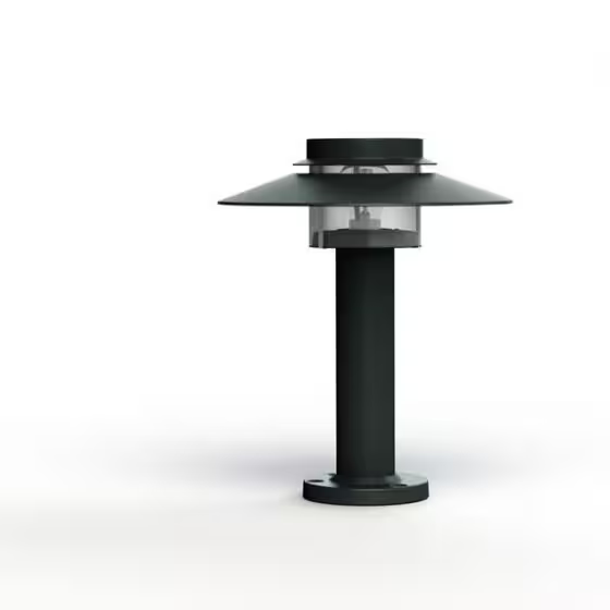 Kerlouan Clear Glass Ground Light with Polycarbonate Diffuser