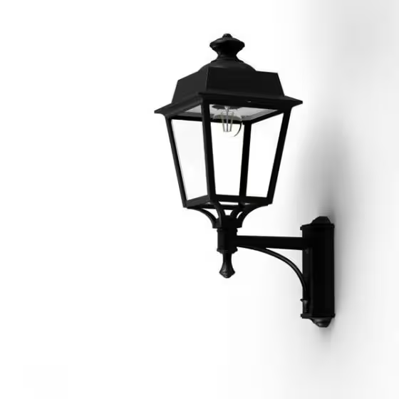 Place des Vosges 1 Evolution Model 3 Clear Glass Upwards Wall Bracket