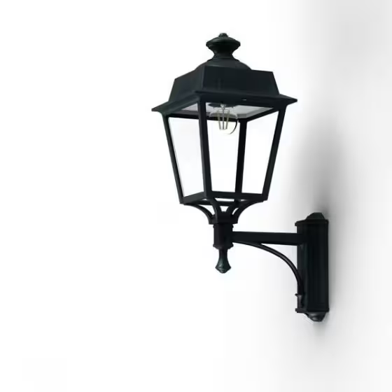 Place des Vosges 1 Evolution Model 3 Clear Glass Upwards Wall Bracket