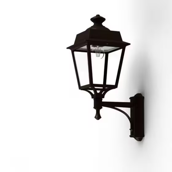 Place des Vosges 1 Evolution Model 3 Clear Glass Upwards Wall Bracket
