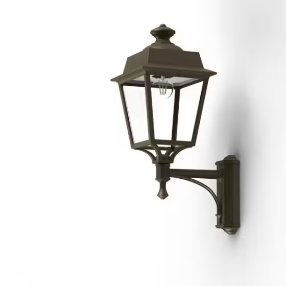 Place des Vosges 1 Evolution Model 3 Clear Glass Upwards Wall Bracket