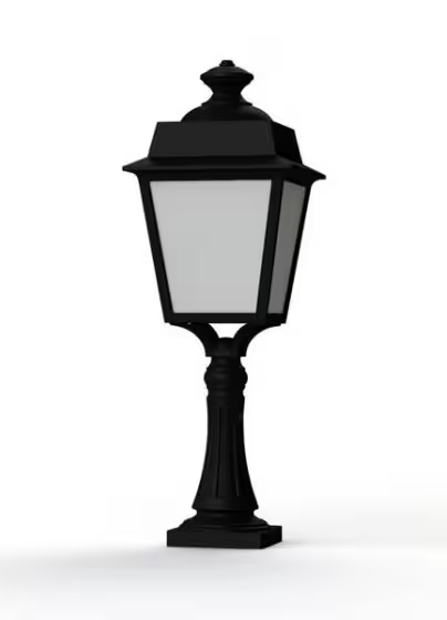 Place des Vosges 1 Evolution Large Opal Glass Pedestal