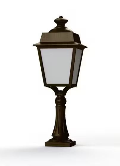 Place des Vosges 1 Evolution Large Opal Glass Pedestal