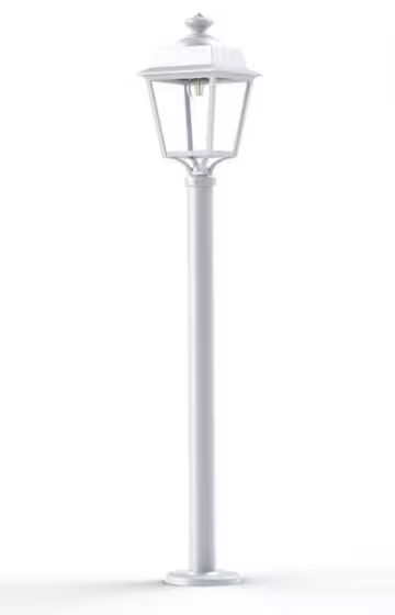 Place des Vosges 1 Evolution Clear Glass Lamp Post