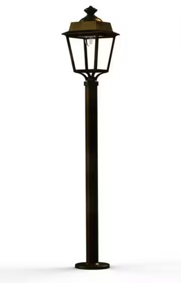Place des Vosges 1 Evolution Clear Glass Lamp Post