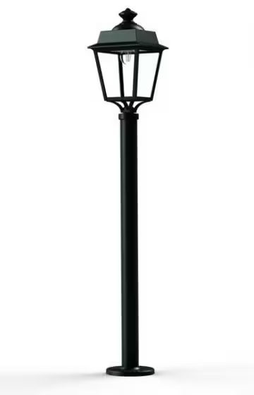Place des Vosges 1 Evolution Clear Glass Lamp Post