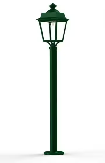 Place des Vosges 1 Evolution Clear Glass Lamp Post