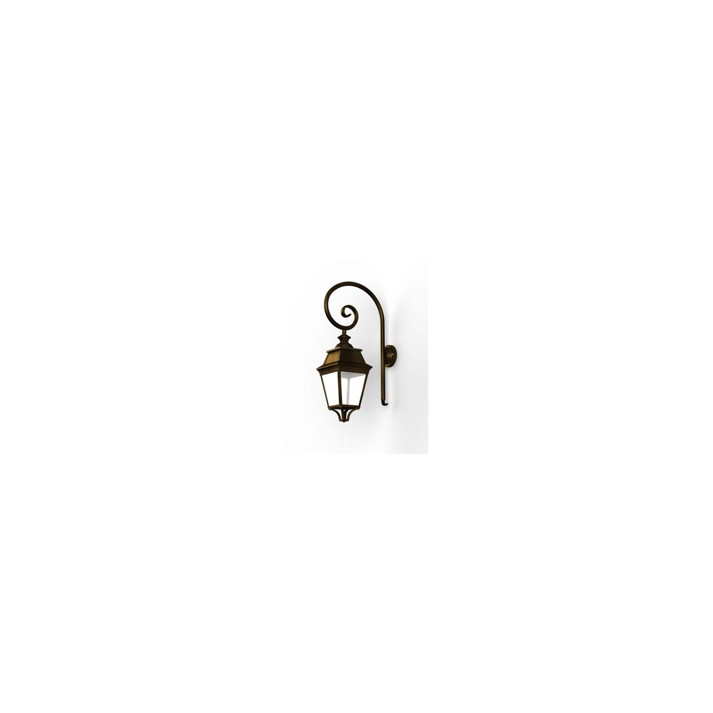 Avenue 3 Model 3 Swan Neck 3000K LED Wall Bracket with Clear Diffuser
