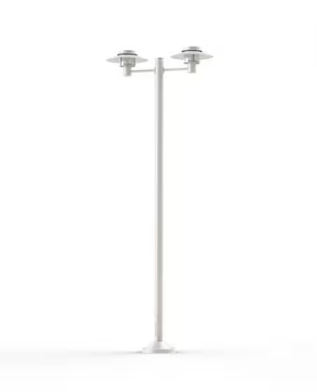 Kerlouan Large Double Arm Clear Glass Lamp Post