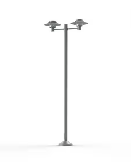 Kerlouan Large Double Arm Clear Glass Lamp Post