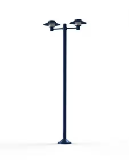 Kerlouan Large Double Arm Clear Glass Lamp Post