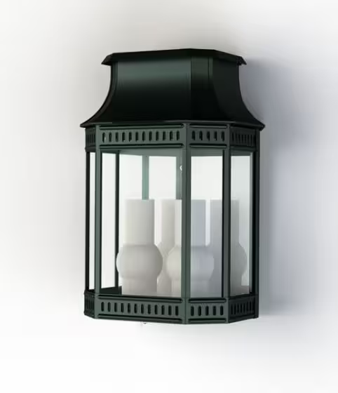 LOUIS PHILIPPE 2 Clear Glass Wall Light