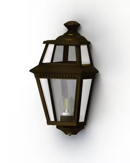 Place Des Vosges 2 Clear Glass Wall Light