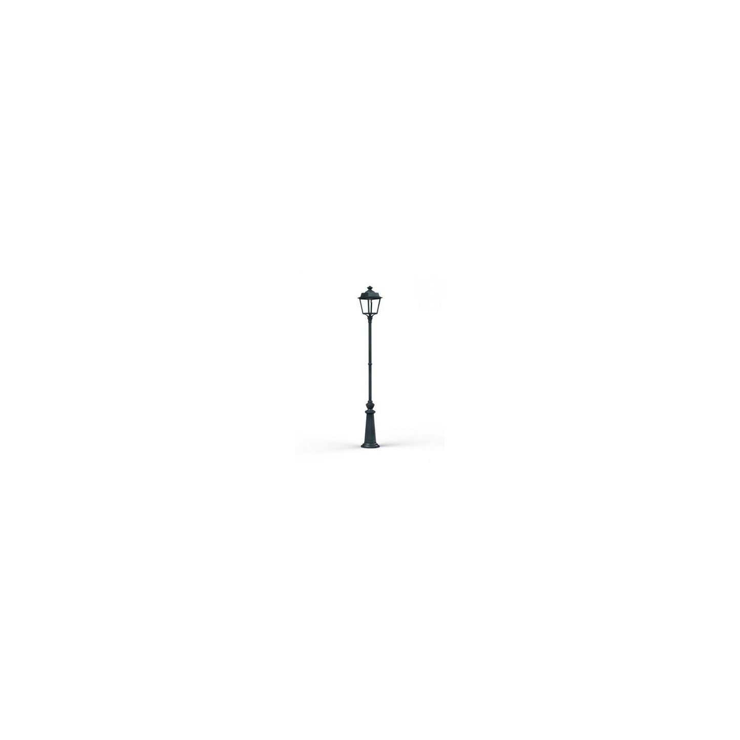 Place des Vosges 1 Evolution Extra-Large Clear Glass Lamp Post with Minimalist lines style lantern