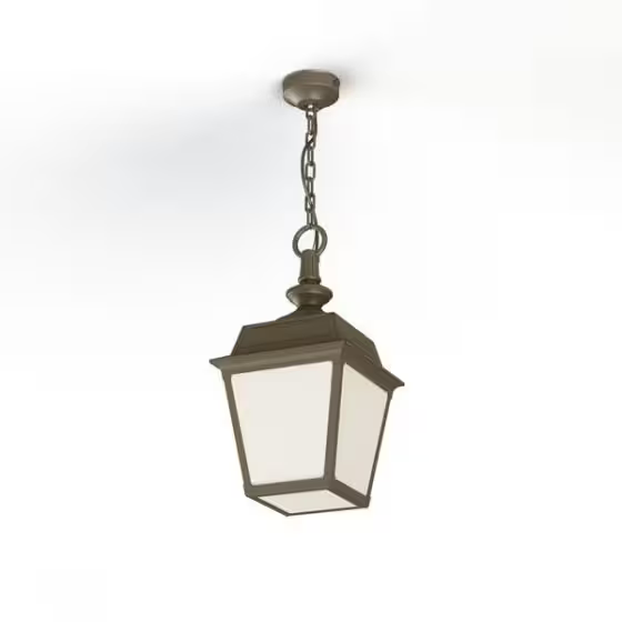 Place Des Vosges 1 Tradition Frosted Glass Chain Pendant
