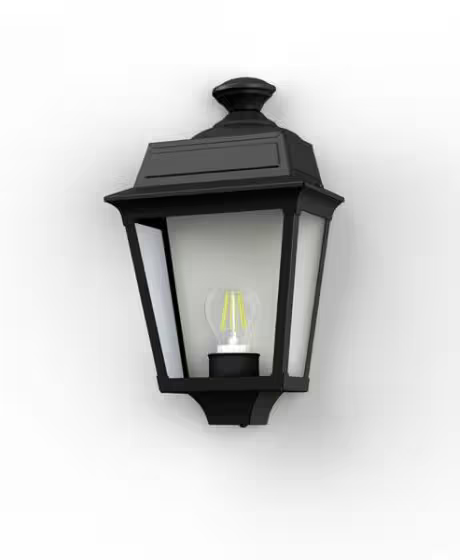 Place Des Vosges 1 Tradition Model 2 Clear Glass Wall Light