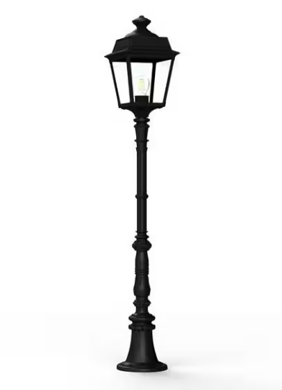 Place Des Vosges 1 Tradition Medium Clear Glass Lamp Post
