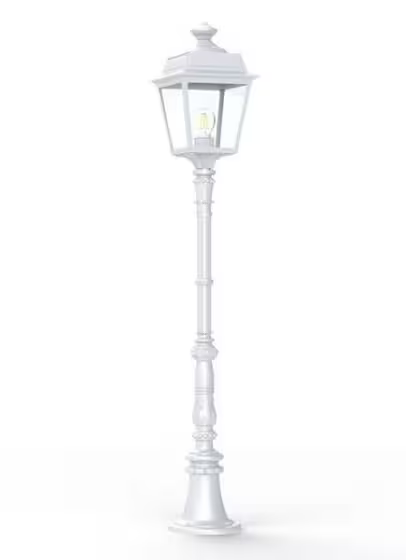 Place Des Vosges 1 Tradition Medium Clear Glass Lamp Post