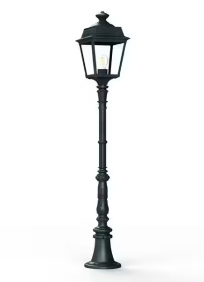 Place Des Vosges 1 Tradition Medium Clear Glass Lamp Post