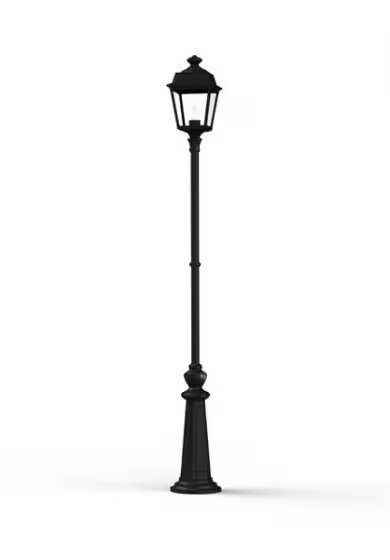 Place Des Vosges 1 Tradition Model 12 Clear Glass Lamp Post