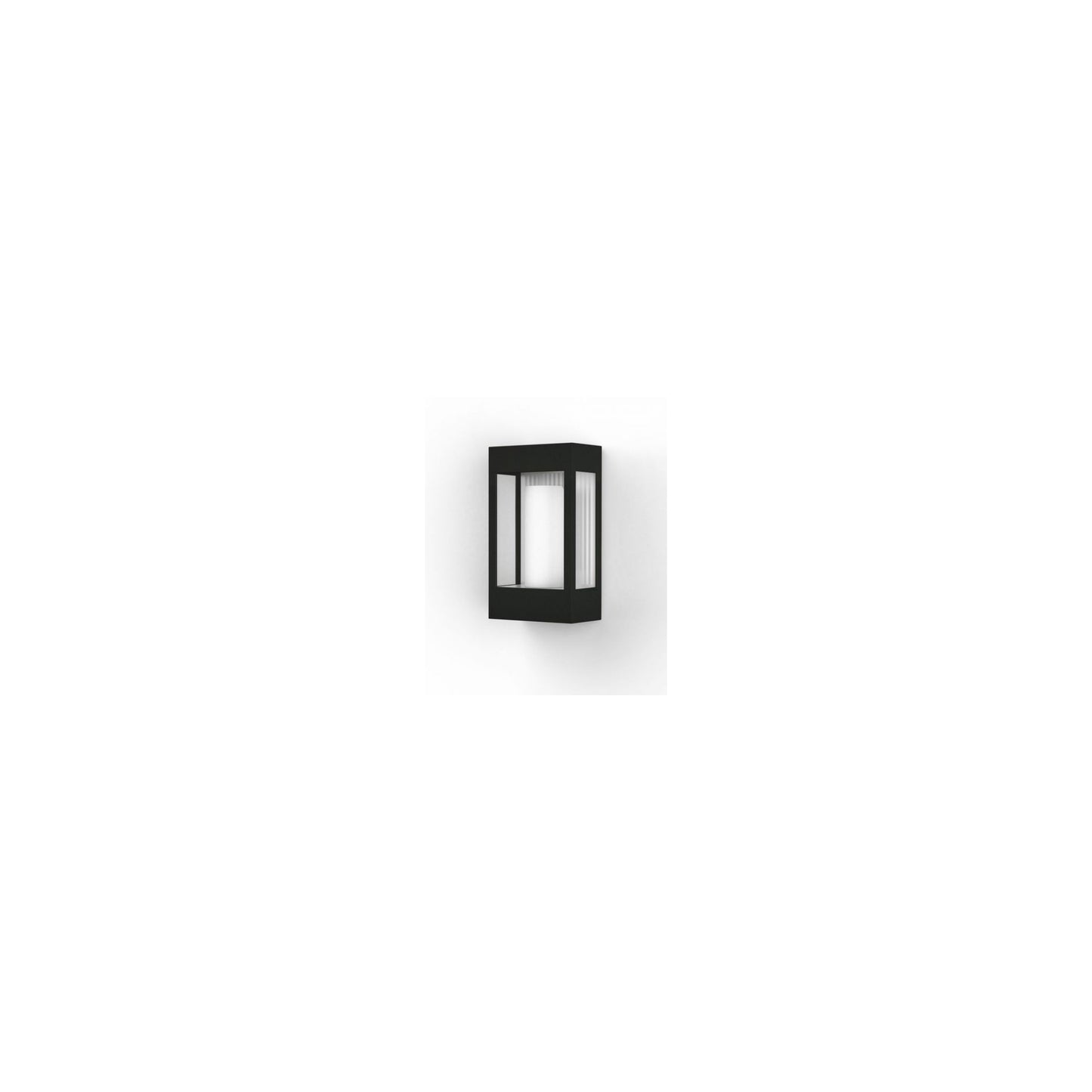 Brick Clear Glass Decorative Wall Light with Polycarbonate Removable Bulb Cover