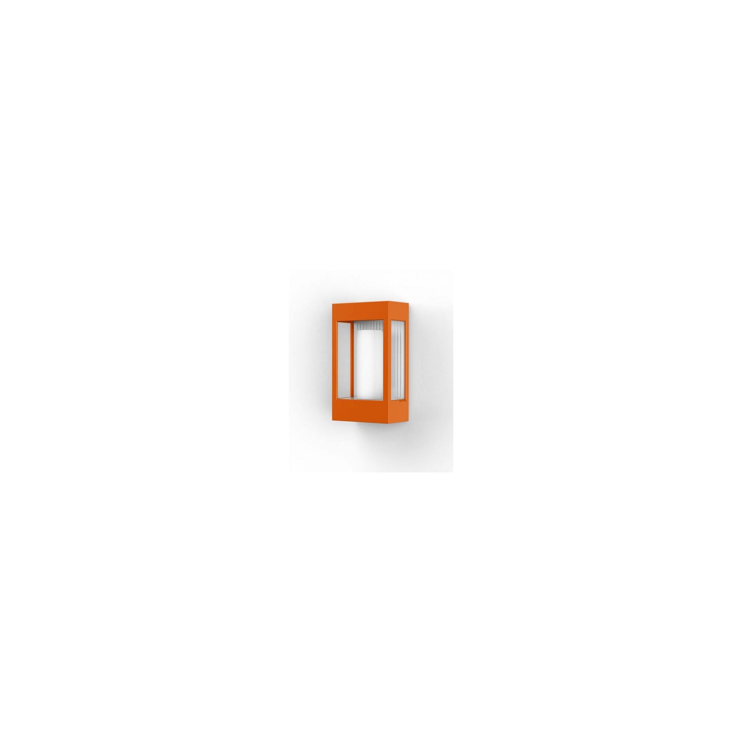 Brick Clear Glass Decorative Wall Light with Polycarbonate Removable Bulb Cover