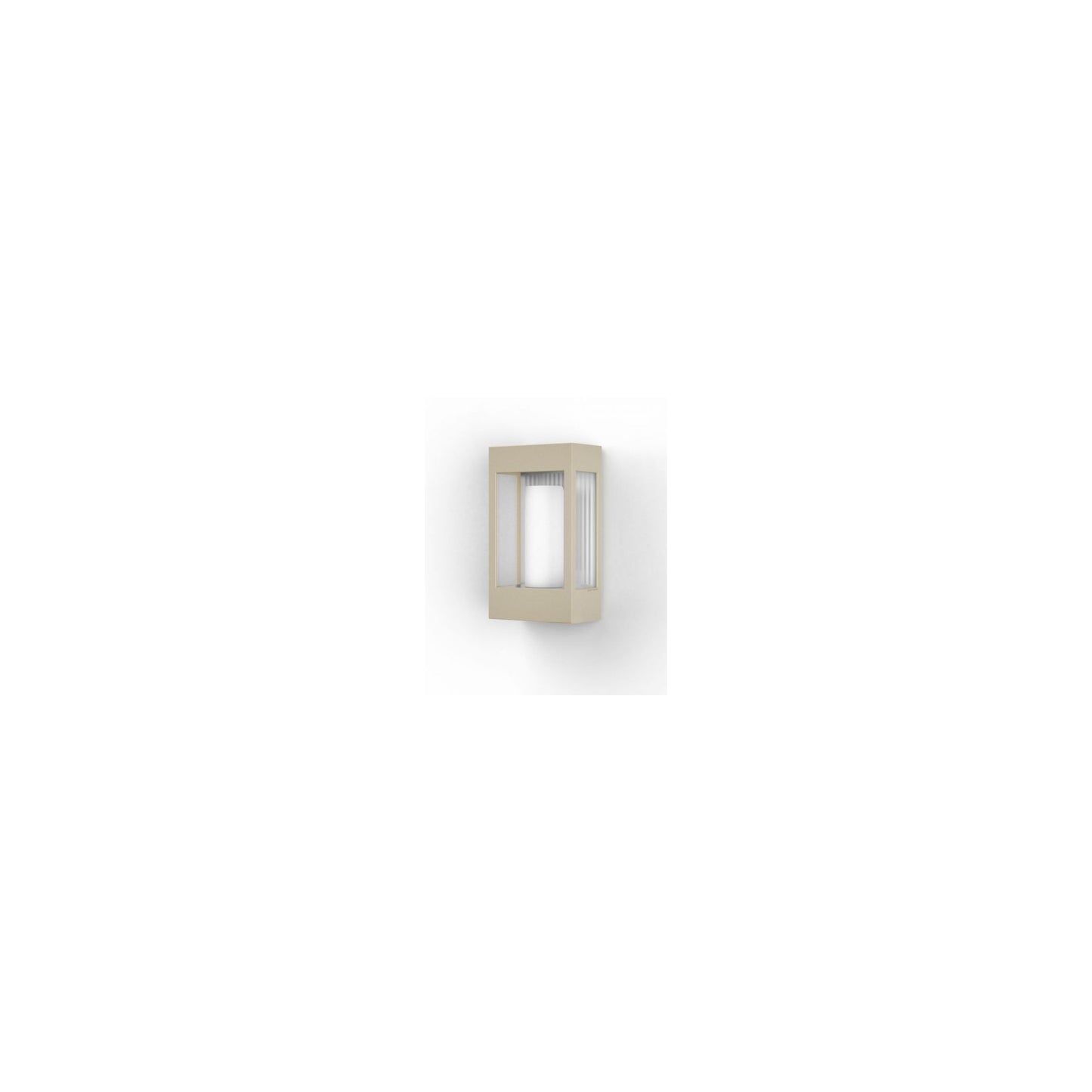 Brick Clear Glass Decorative Wall Light with Polycarbonate Removable Bulb Cover