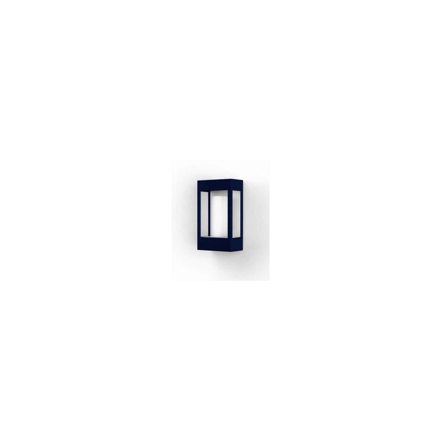 Brick Clear Glass Decorative Wall Light with Polycarbonate Removable Bulb Cover