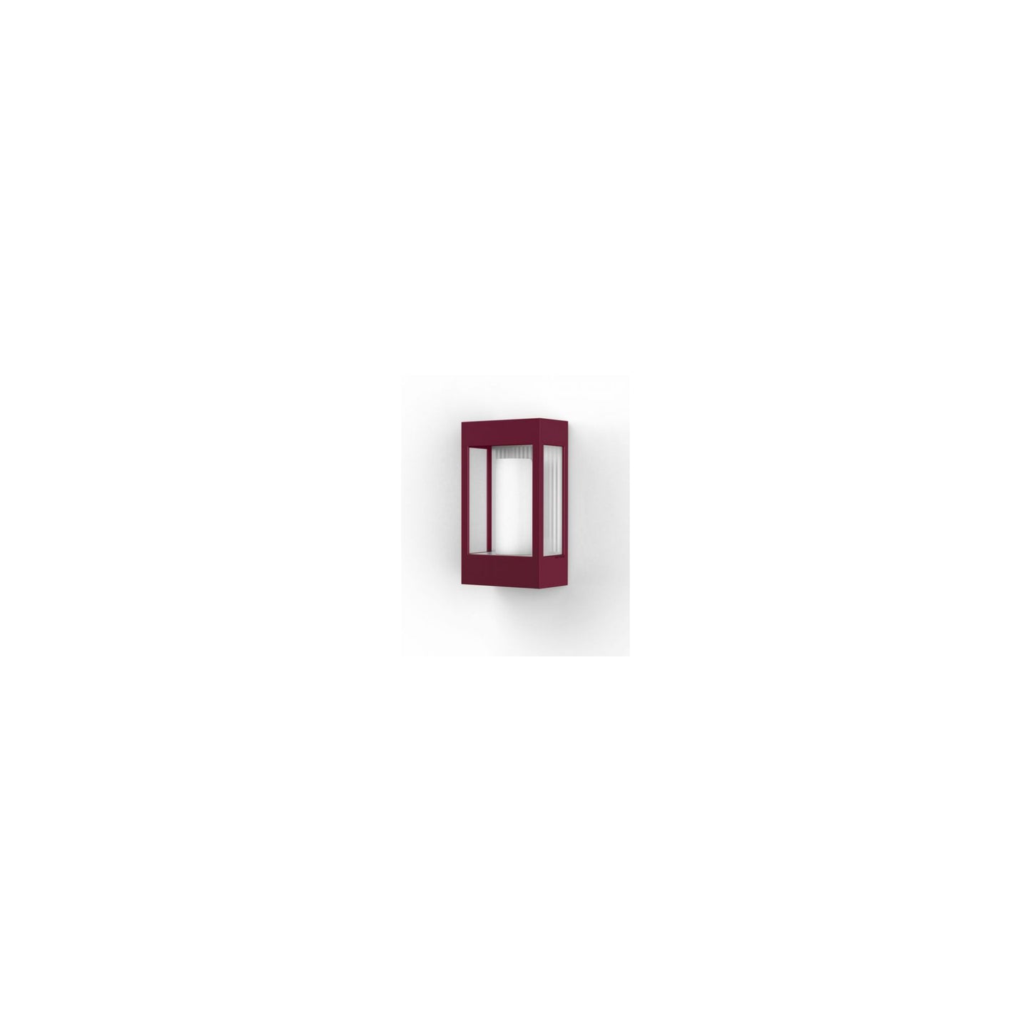 Brick Clear Glass Decorative Wall Light with Polycarbonate Removable Bulb Cover