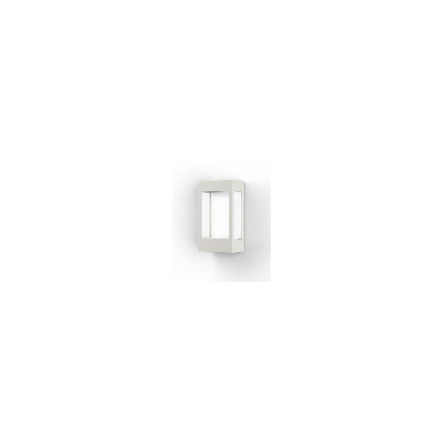 Brick Clear Glass Decorative Wall Light with Polycarbonate Removable Bulb Cover