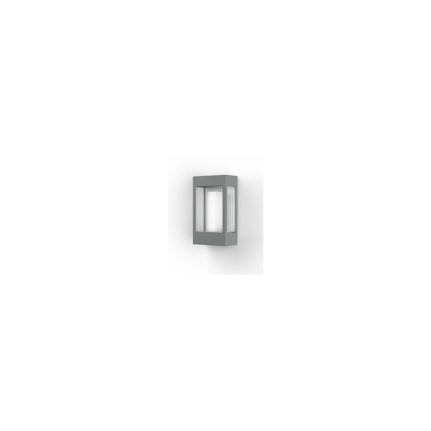 Brick Clear Glass Decorative Wall Light with Polycarbonate Removable Bulb Cover
