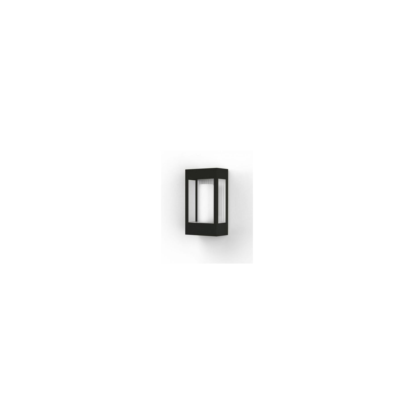 Brick Clear Glass Decorative Wall Light with Polycarbonate Removable Bulb Cover