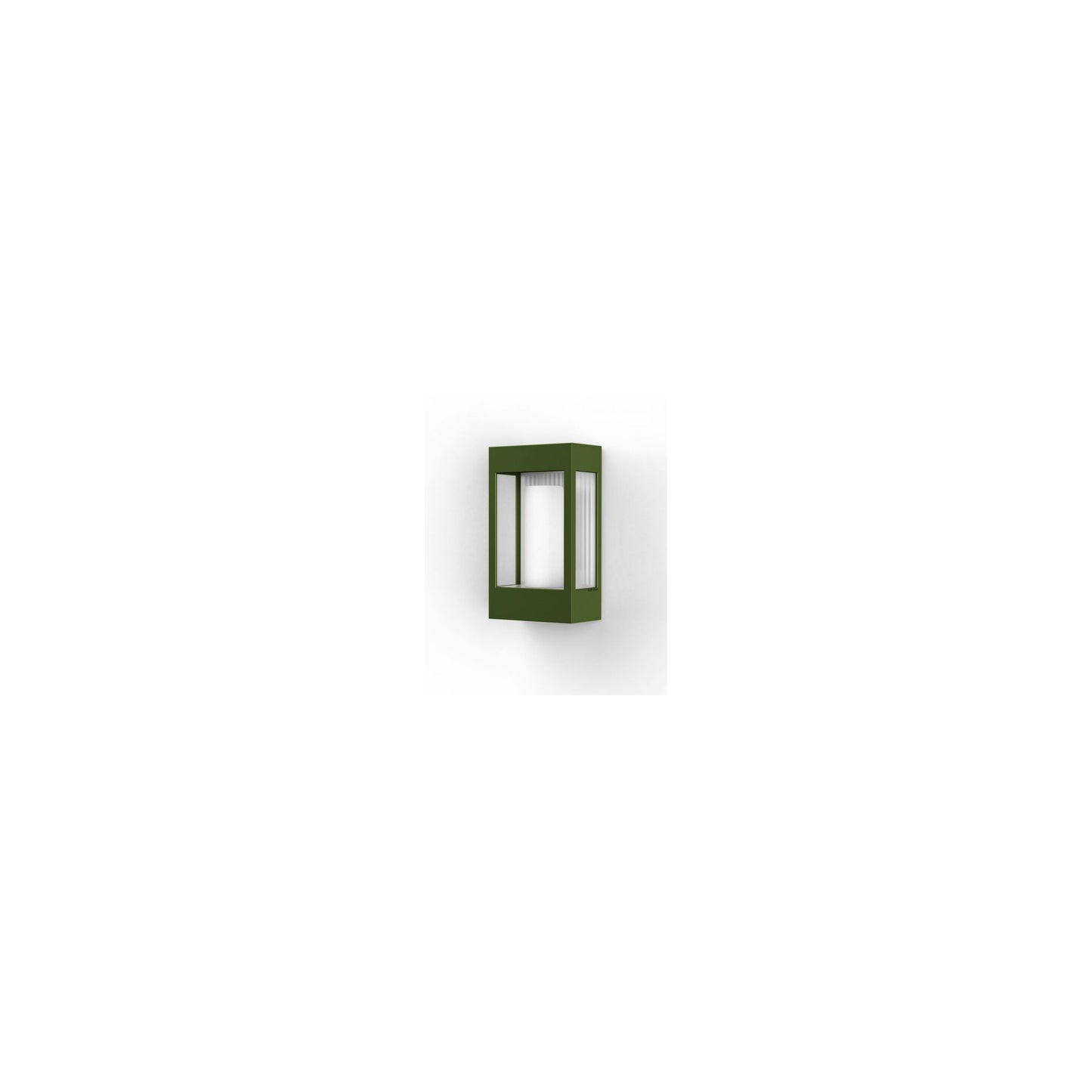 Brick Clear Glass Decorative Wall Light with Polycarbonate Removable Bulb Cover