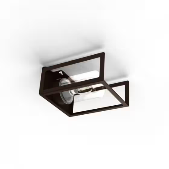 Hugy Clear Glass Decorative Multi-Position Light
