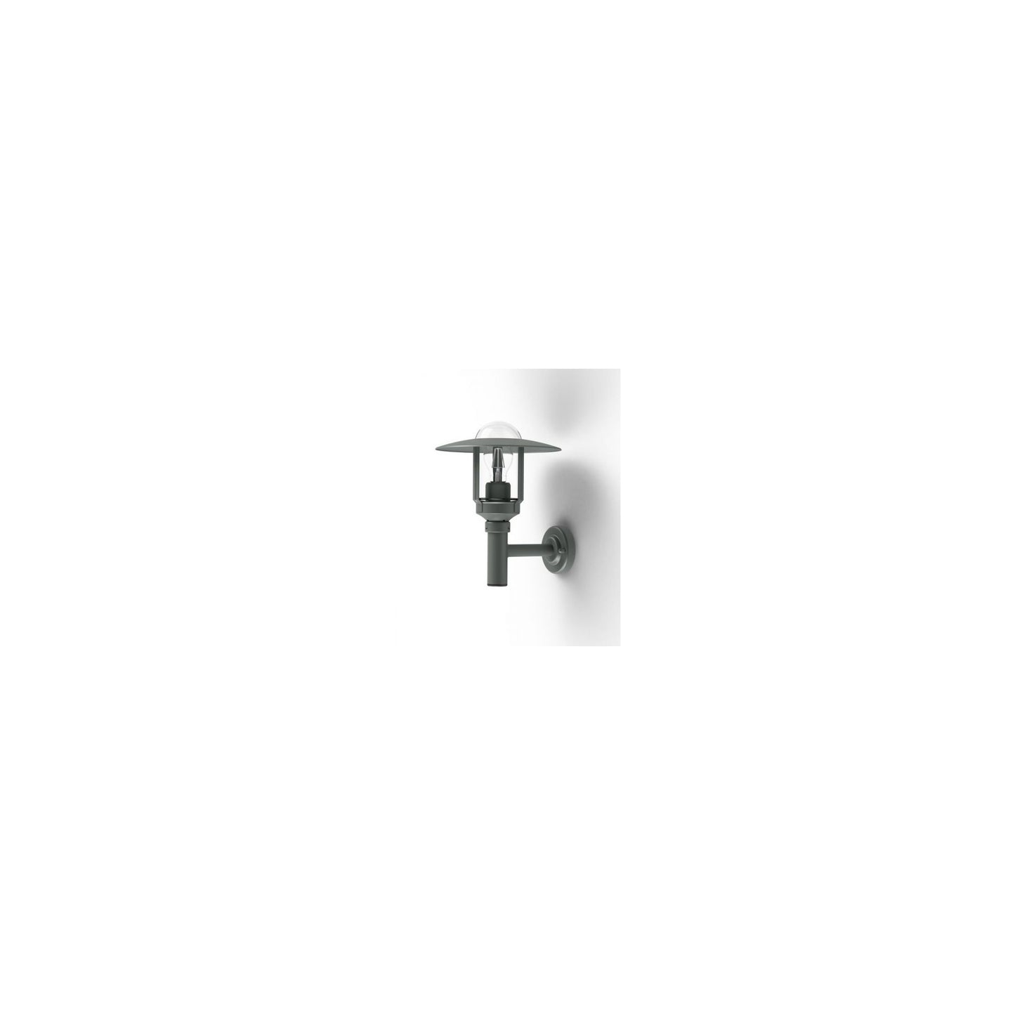 Newpark Model 2 Upwards Wall Bracket with Clear Glass