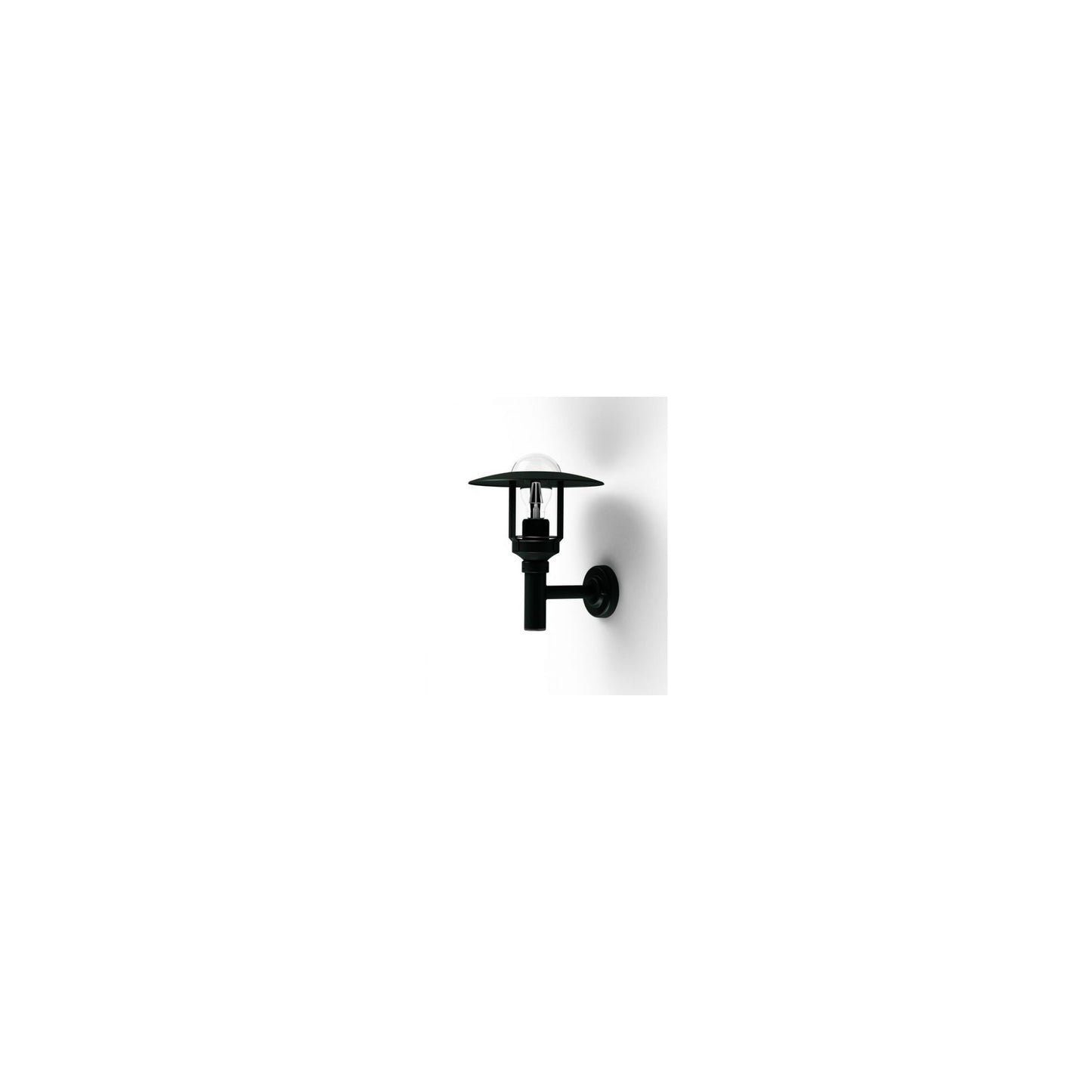 Newpark Model 2 Upwards Wall Bracket with Clear Glass