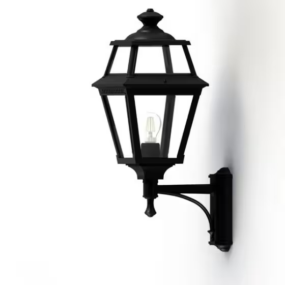 Place Des Vosges 2 Model 2 Clear Glass Upwards Wall Bracket