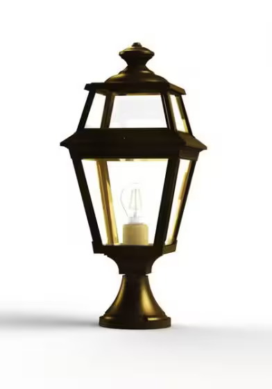 Place Des Vosges 2 Model 6 Clear Glass Pedestal