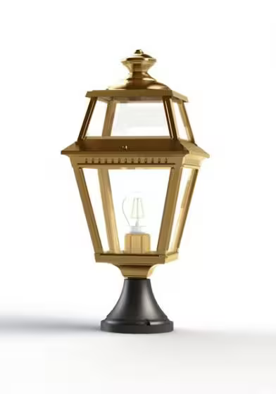 Place Des Vosges 2 Small Clear Glass Pedestal